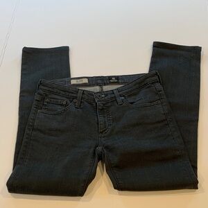 AG Adriano Goldschmied Black the Stilt Cigarette Leg Stretch Jeans Women’s 26